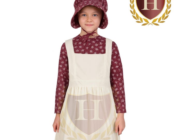 American Frontier, Pioneer Girl, Civil War Quality Children's Dress