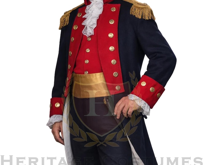 Adult John Paul Jones American Revolutionary War Uniform