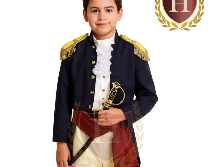 Children's Andrew Jackson Military Uniform