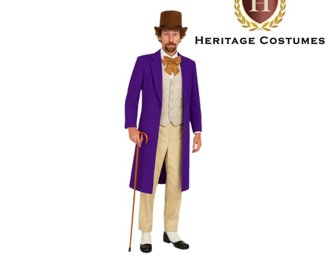 Candyman Adult Victorian  Costume - Charlie and the Chocolate Factory Costume
