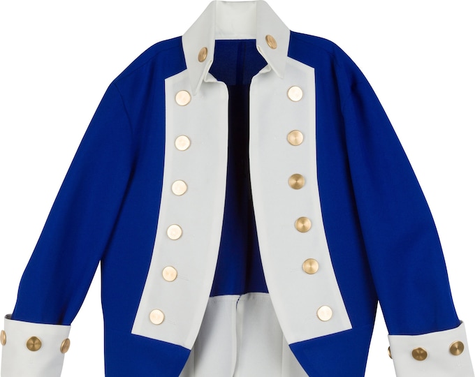 Deluxe Children's American Continental Navy Officer's Uniform Jacket