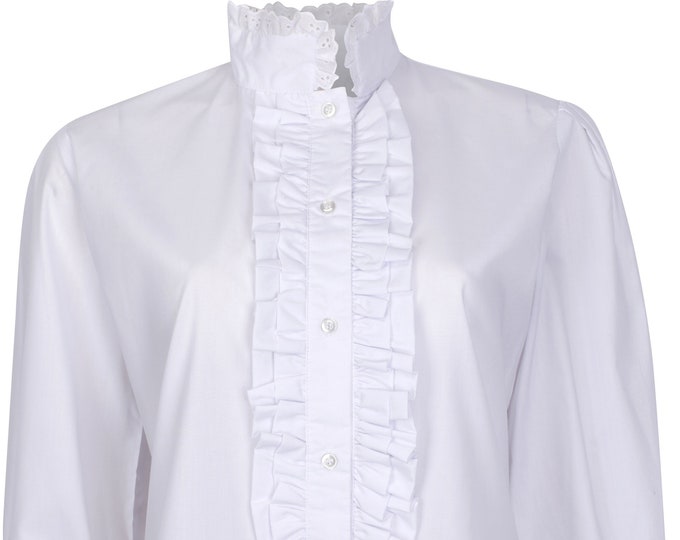 19th Century Women's White Victorian Blouse