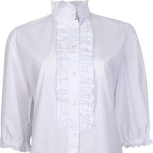 19th Century Women&#39;s White Victorian Blouse