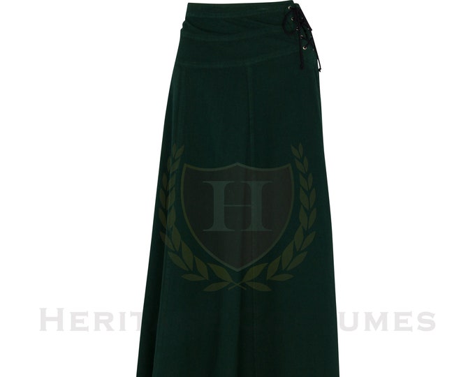 Renaissance/Medieval Adjustable Fit Cotton Skirt