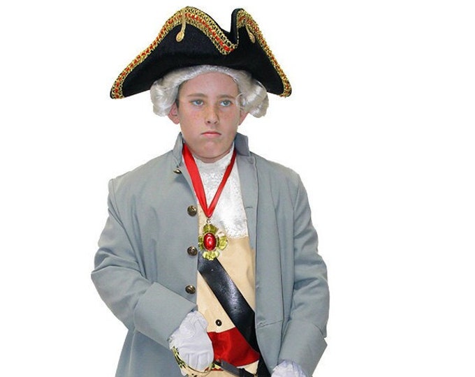 Baron Von Steuben Children's Colonial Costume, American Revolution, Founding Fathers