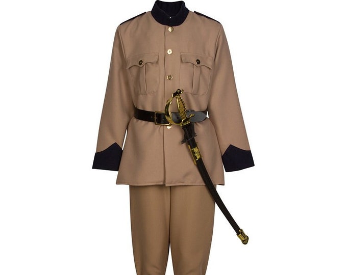 Theodore "Teddy" Roosevelt Children's Rough Rider Costume, Spanish American War Uniform