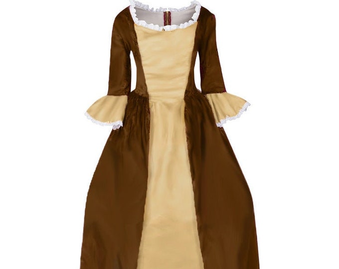 Mary Draper Girls Deluxe Colonial Dress