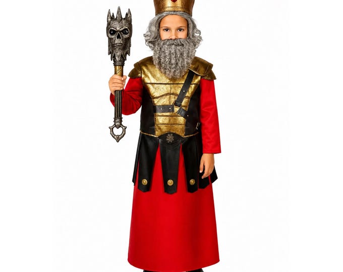 Kids Hades Costume | Greek God of the Underworld