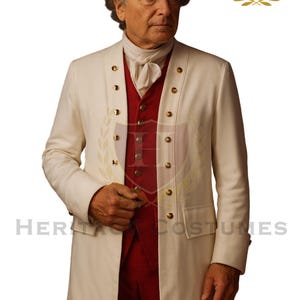 Colonial Men&#39;s Civilian Dress Coat