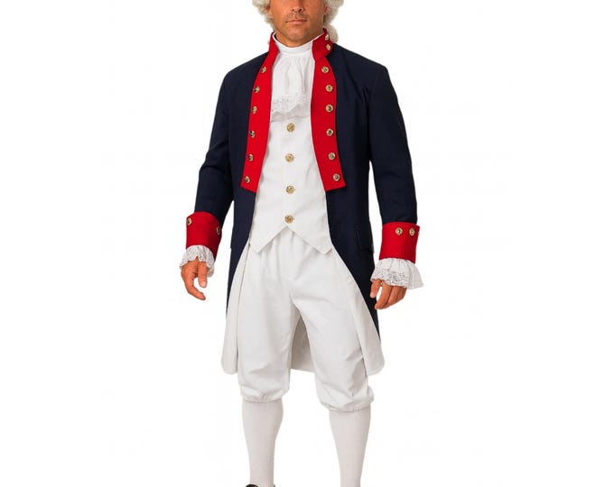 Adult Continental Army Soldier Costume, Revolutionary War Uniform