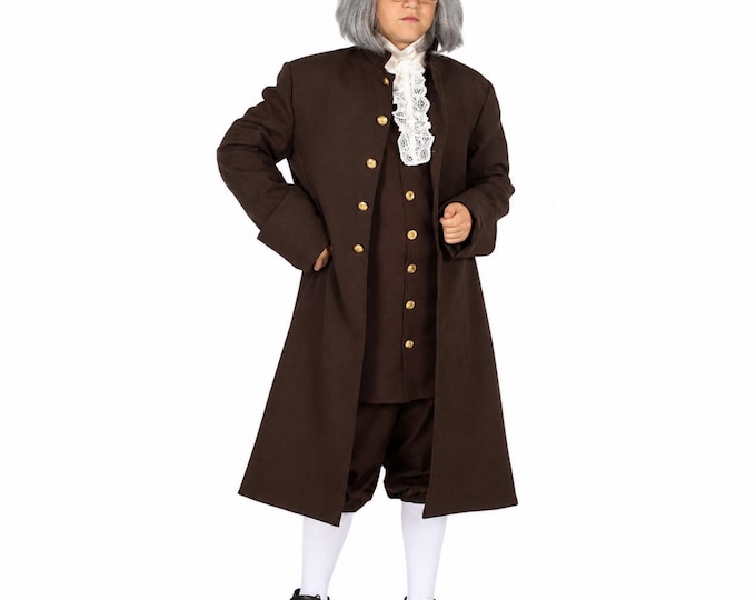 Kid's Benjamin Franklin Costume - Founding Father Costume