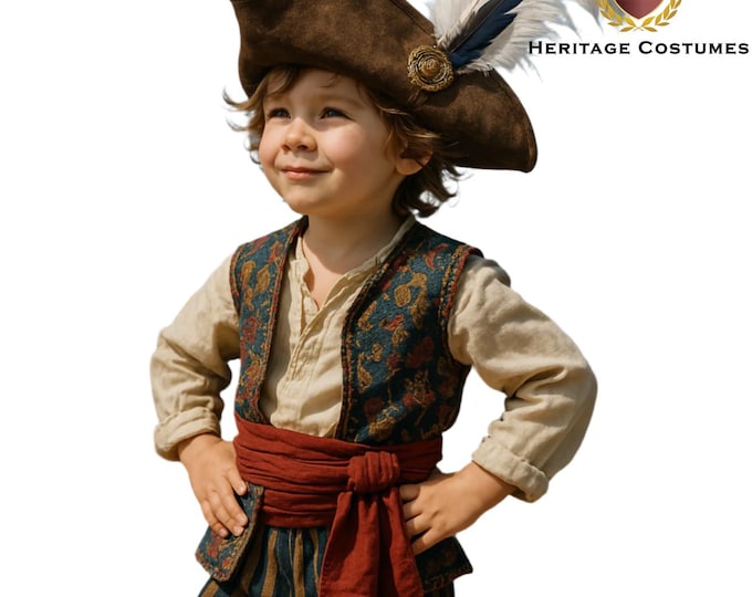 Children's Pirate Hat, Swash Buckler Hat, Buccaneer Hat