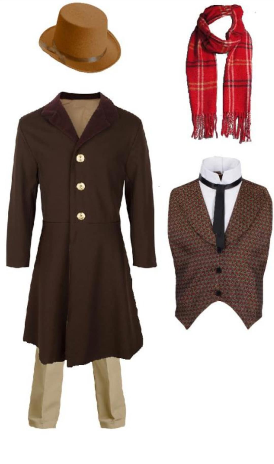 Childrens Bob Cratchit Costume Etsy