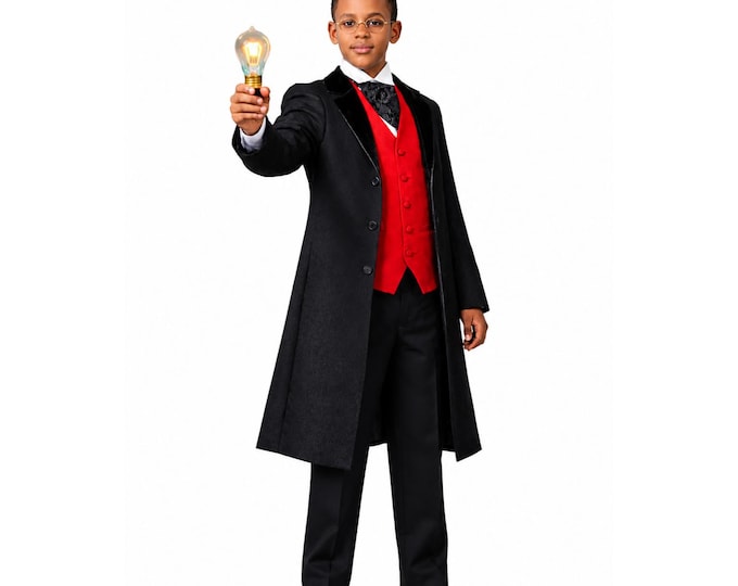 Kid's Lewis Howard Latimer Inventor Costume
