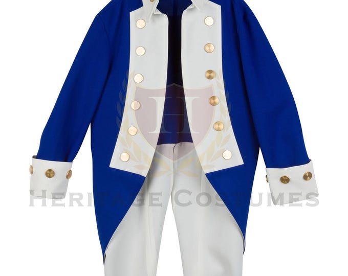Children's Revolutionary War Uniform Jackets, Kids' Colonial Soldier Uniform Jackets