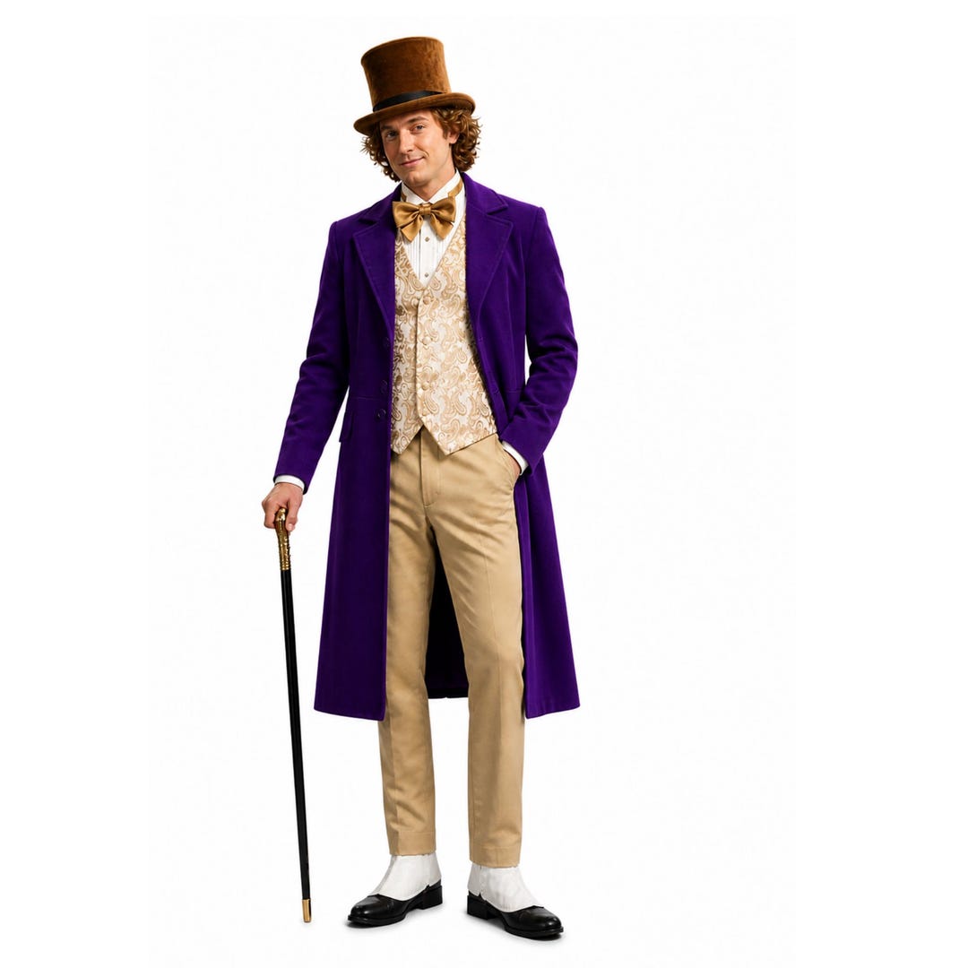 Candyman Adult Victorian Costume - Charlie and the Chocolate