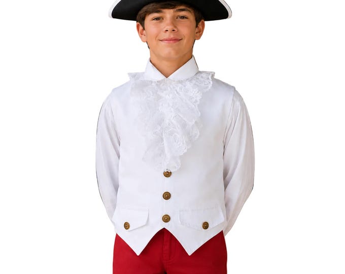 Children's American Revolutionary War Waistcoat Colonial Vest