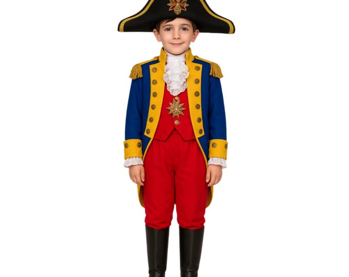Children's General Rochambeau Revolutionary War Uniform