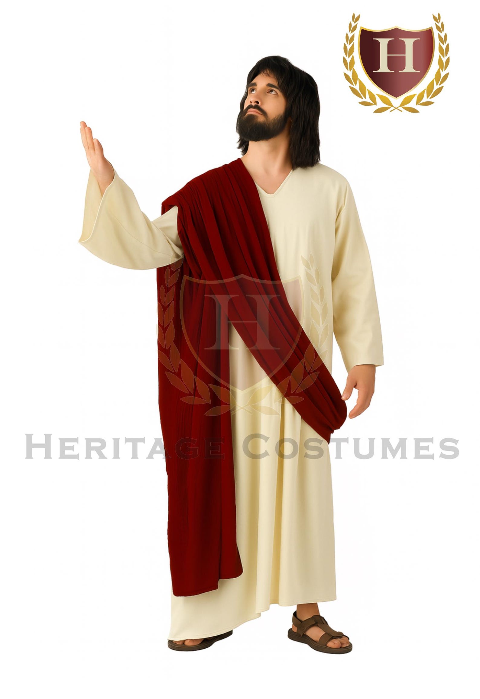 Jesus Actor Robe Jesus Christ Biblical Robe Set - Etsy