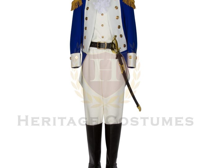 Alexander Hamilton Children's Uniform, Colonial Costume, Revolutionary War