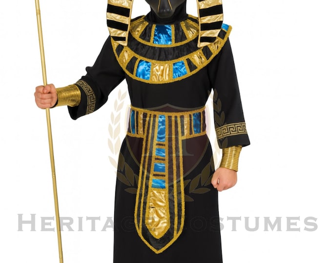 Children's Anubis Egyptian God Costume – Egyptian God of the Afterlife