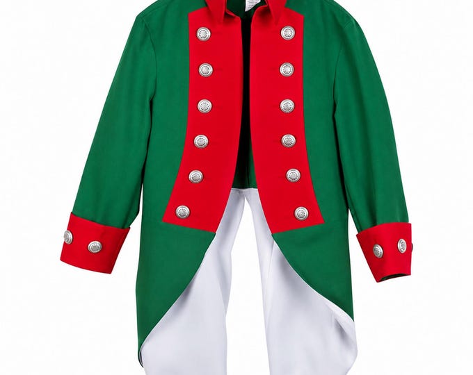Kid's American Revolutionary War Continental Marine Corps Uniform Jacket