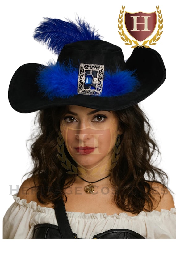 Women's Pirate Hat, Lady's Buccaneer Hat