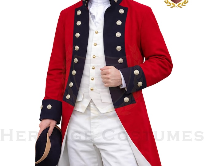 Adult American Revolutionary War Uniform Jackets