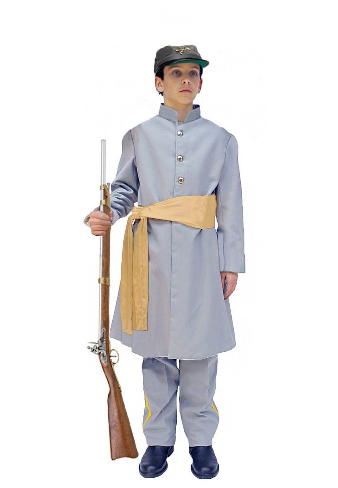 Children's American Civil War Confederate Soldier Uniform Etsy