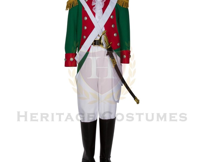 Children's American Revolution Continental Marine Corps Officer Uniform