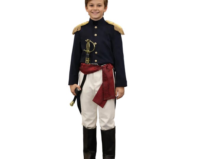Children's Colonel William Travis Military Uniform
