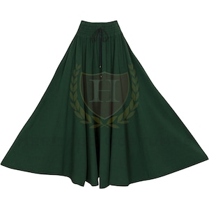 Medieval Renaissance Skirt With Adjustable Waist, Pirate Skirt