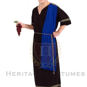 Children's Julius Caesar Costume,Roman Senator Costume, Roman Toga Costume