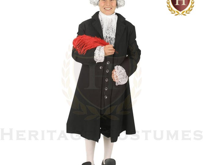 John Hancock Children's Colonial Costume,Founding Fathers Costume