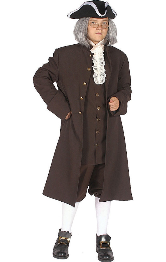 Benjamin Franklin Historical Costume for Kids Colonial Era - Etsy
