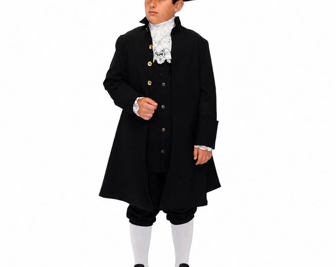 Kid's Roger Sherman Colonial Costume - Founding Father Costume