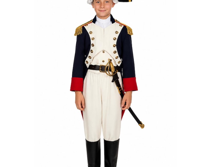 Children's Marquis De Lafayette Uniform