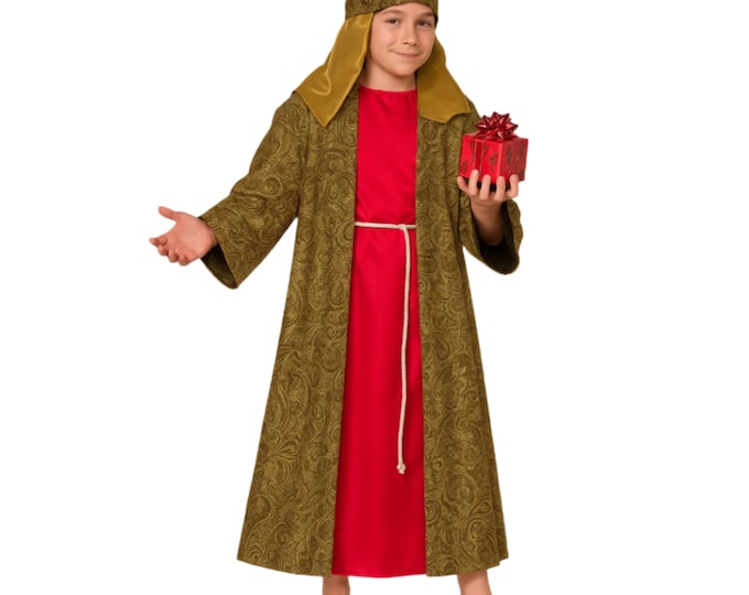 Children’s Magi Robe – Three Kings Nativity Costume for Christmas Pageants