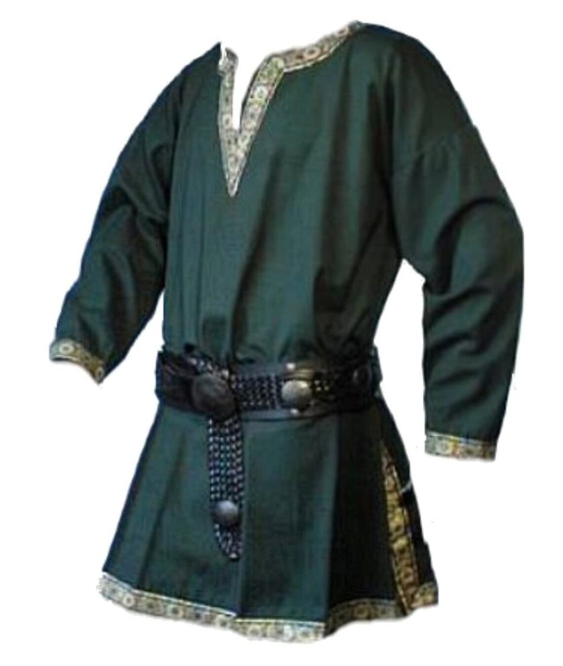 Medieval Celtic Viking Tunic Full Sleeves Renaissance Shirt | Etsy