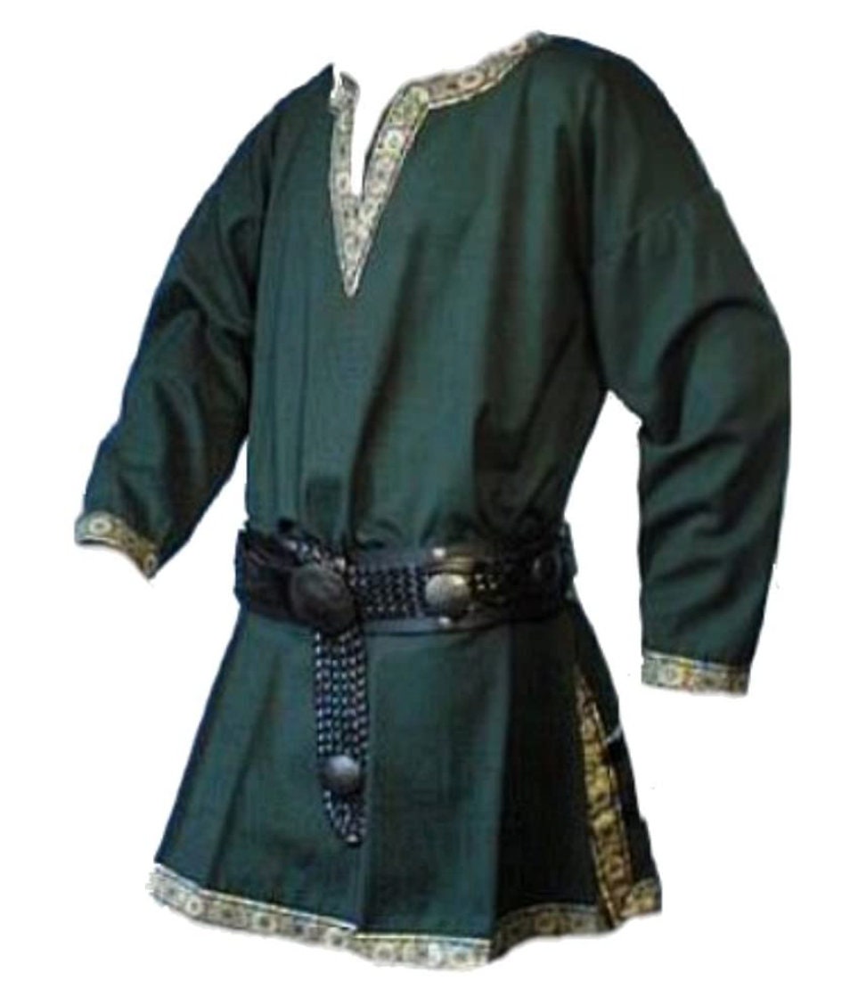 Medieval Celtic Viking Tunic Full Sleeves Renaissance Shirt - Etsy