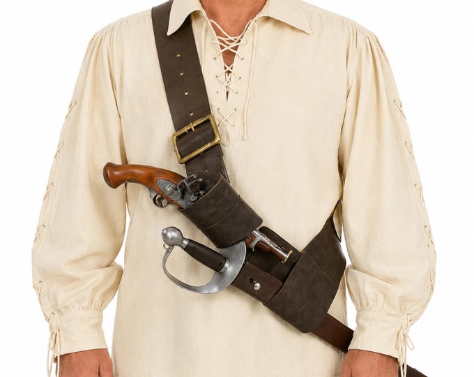 Pirate Crossbody Bandolier Belt and/or Accessory Bundle