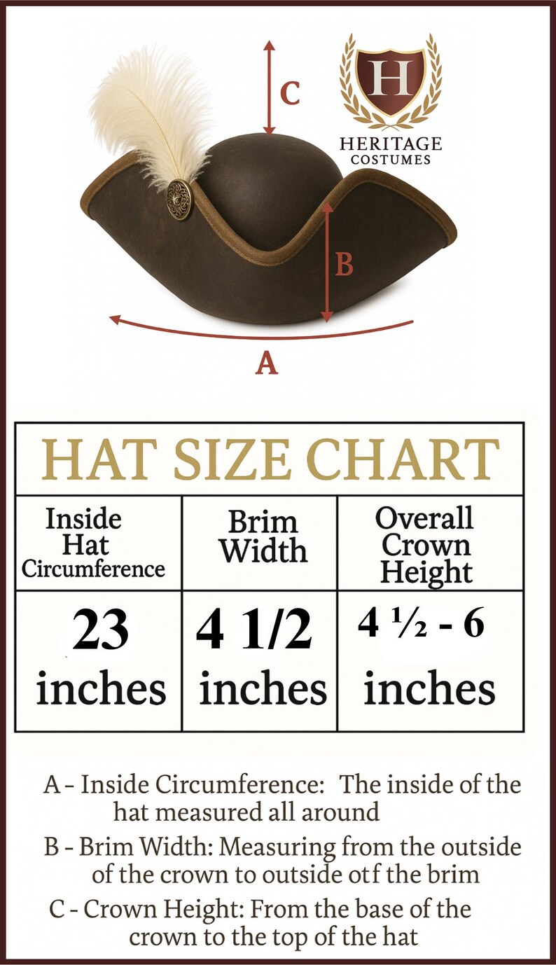 Women's Pirate Hat, Lady's Buccaneer Hat 画像 3
