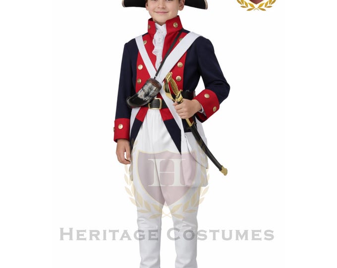 American Revolutionary War Children's Continental Army Uniform
