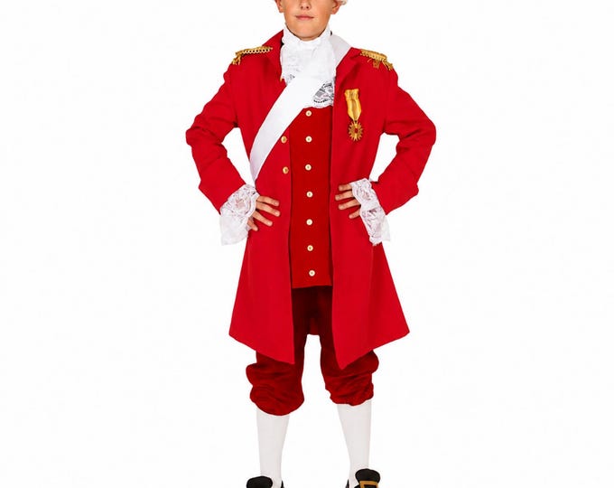 Kids' Colonial King George III Costume