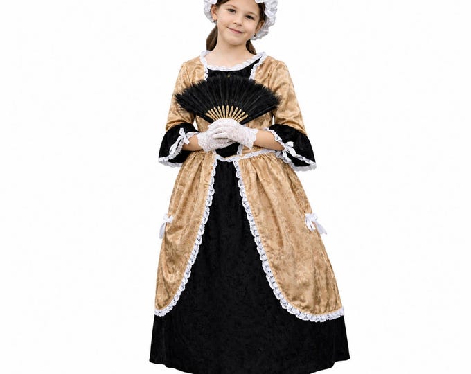 Kid's Dolly Madison Colonial Costume