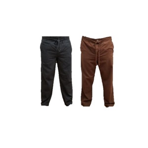 Mens Trousers Mens Full Elastic Waist Trouser 3244