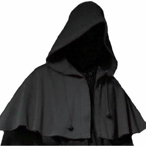 Medieval Hooded Cowl With Clasp Etsy