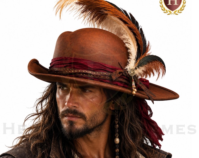 Salty Sea Captain Pirate Hat | Renaissance Festival Hat