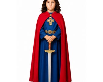 Kids King Louis IX Costume | Medieval French King