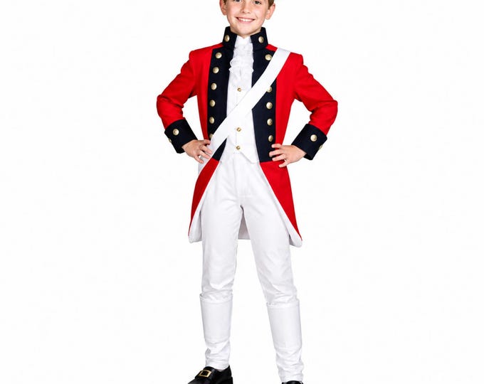 Children's Thomas Gage British Revolutionary War Uniform